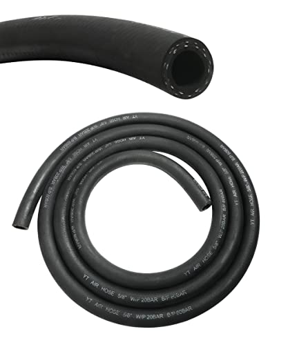 ESEWALAS 10FT Silicone Coolant Hose,5/8' 3/4' Heater Hose Straight,High Performance Radiator Universal Straight Coupler Reinforced Rubber Tube,Use for Air and Water Transmission,etc. (5/8, 10FT)