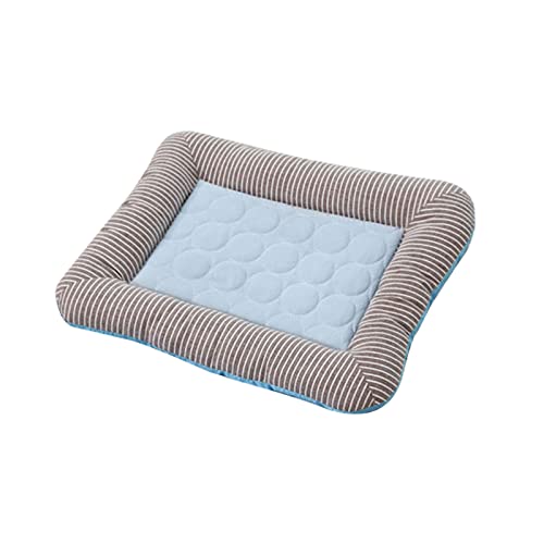Dog Bed Mat - Soft Crate Mat with Anti-Slip - Pet Mattress for Dog/Cat Sleeping/2183 (Color : Blue)