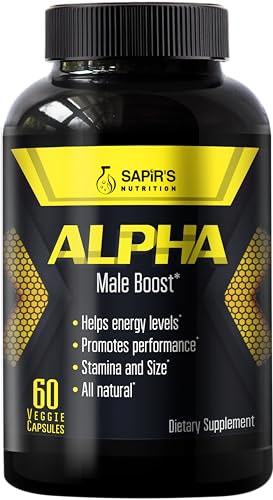 Alpha Enlargement Pills for Men - Increase 2 in 60 Days Male Enhancing Supplement - Horny Goat Weed Muscle Builder - Testosterone Booster for Men - Energy, Strength, Stamina, Endurance, Performance