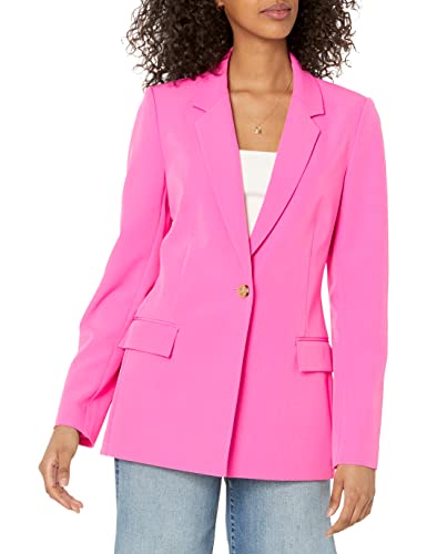 The Drop Women's Blake Long Blazer, Rose Pink, Small