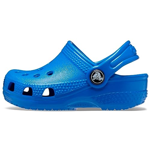 Crocs Classic Littles Clogs, Baby Shoes for Girls and Boys BBT, Blue Bolt, US 2-3 Unisex Infant