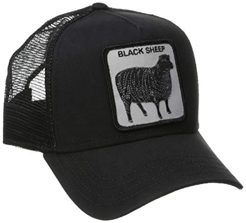 Goorin Bros. mens Animal Farm Snap Back Trucker Hat Baseball Cap, Black Sheep, One Size US
