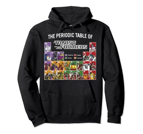 Transformers Retro Autobots Periodic Table Of Transformers Pullover Hoodie