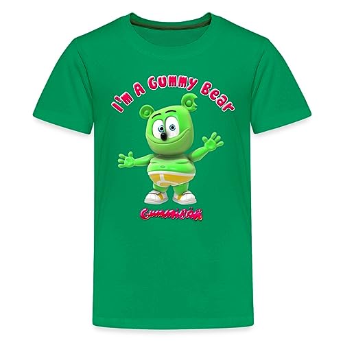 Spreadshirt Gummibär I'm A Gummy Bear Official Merch Kids' Premium T-Shirt, Youth XS, Kelly Green