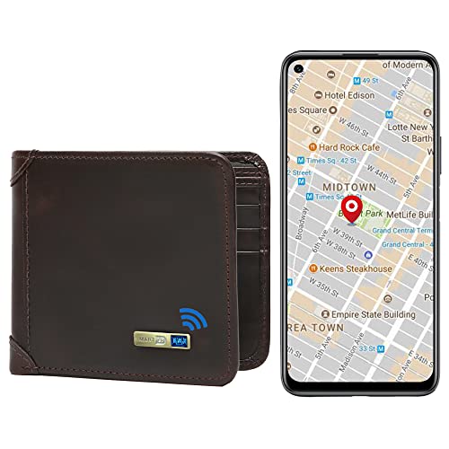 Anti-Lost Mens Bluetooth Wallet Trackable Wallet for Men Minimalist Slim Thin Tracker & Finder Credit Card Gift Box