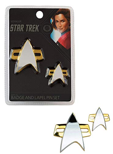 Quantum Mechanix QMx - Star Trek: Voyager Badge and Pin Set