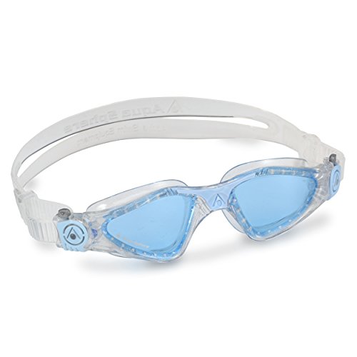 Aqua Sphere Kayenne Ladies with Blue Lens (Glitter/Powder Blue) Swim Goggles for Women