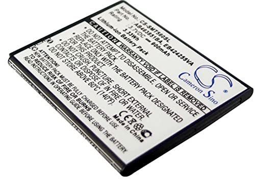 VINTRONS Replacement Battery for Samsung Evergreen A667, Exclaim SPH-M550, Flight II, Flight II A927 (900mAh / 3.33Wh),