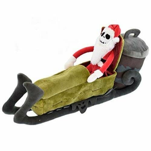 Jack Skellington Santa Claus in Sleigh Parks Nightmare Before Christmas