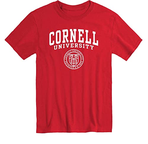 Barnesmith Cornell University Short-Sleeve T-Shirt,Heritage,Cornell Big Red - Red,X-Large