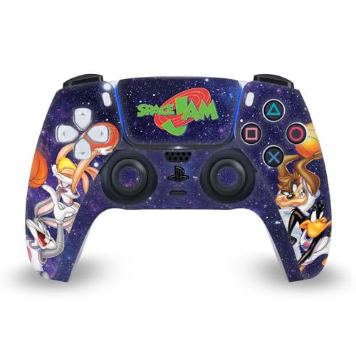 Head Case Designs Officially Licensed Space Jam (1996) Poster Graphics Vinyl Faceplate Sticker Gaming Skin Decal Cover Compatible with Sony Playstation 5 PS5 DualSense Controller