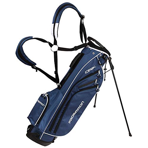Prosimmon Golf DRK 7' Lightweight Golf Stand Bag with Dual Straps Blue/White