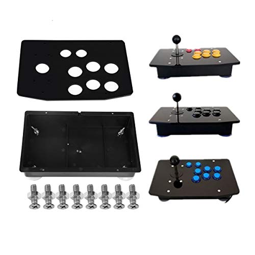 TAPDRA Acrylic Panel and Case Joystick DIY Set Kits Replacement for Arcade Game Machine Cabinet Controller DIY Kit