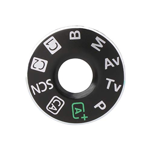 Camera Top Mode Dial Cover Lid Cap Function Mode Dial Signage Interface Cover Button Replacement for Canon EOS 6D