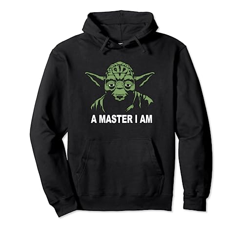 Star Wars Classic Yoda A Master I Am Vintage Jedi Icon Pullover Hoodie