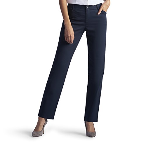 Lee Women's Relaxed Fit All Day Straight Leg Pant Imperial Blue 18 Long
