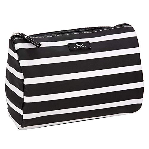 SCOUT Packin' Heat - Large, Water-Resistant, Zip Close Makeup Bag for Women- Toiletry Travel Bag - Cosmetic Bag, Black