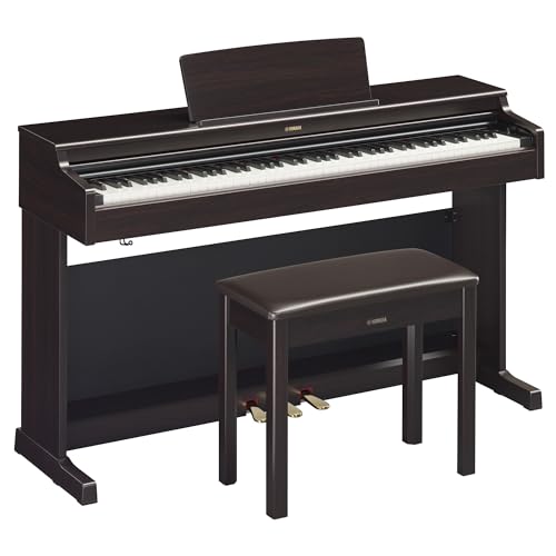 Yamaha YDP165 Arius Series Digital Console Piano with Bench, Dark Rosewood, 88-Key