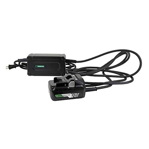 Metabo HPT MultiVolt AC Adapter | Power Source Option for All 36V MultiVolt Tools | 20 Ft Pivoting Cord | Can Be Used with Generators or Long Extension Cords | ET36A