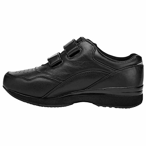 Propét Womens Tour Walker Strap Walking Walking Sneakers Shoes - Black - Size 9 D