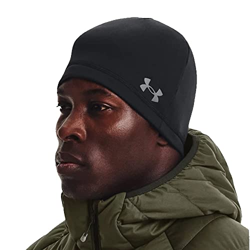 Under Armour mens Storm Beanie , Black (001)/Pitch Gray , One Size Fits All