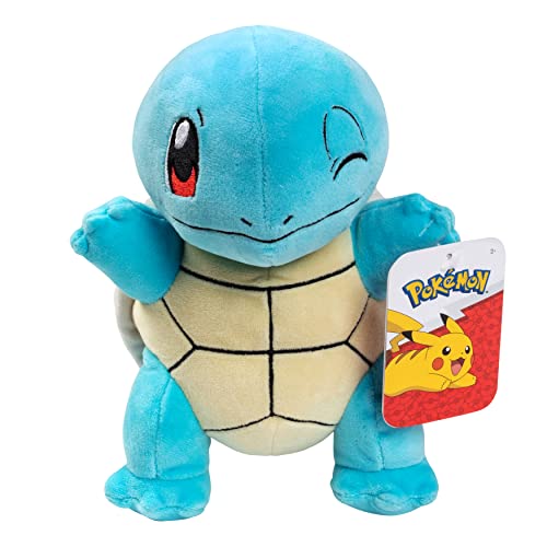 Pokémon 8' Squirtle Plush - Officially Licensed - Quality & Soft Stuffed Animal Toy - Generation One - Great Gift for Kids, Boys, Girls & Fans of Pokemon
