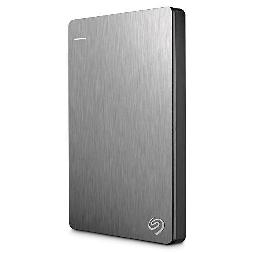 Seagate Backup Plus Slim Portable, External Mobile Hard Drive USB 3.0, 2,5 inch for PC and MAC and PS4 (Renewed), Capacity,2.000GB (2TB), Color Silver