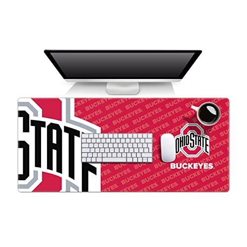 YouTheFan NCAA Ohio State Buckeyes Logo Series Desk Pad