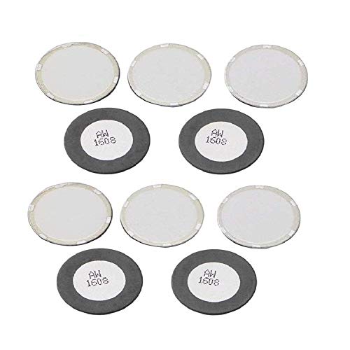 Chironal 10pcs 16mm/20mm Ultrasonic Mist Maker Fogger Ceramics Discs for Humidifier Parts (10pcs 16mm Ceramics Discs)