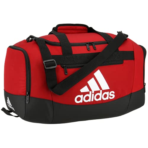 adidas Unisex Defender 4 Small Duffel Bag, Team Power Red, One Size