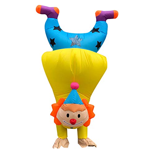 NiSotieb Funny Outfit Inflatable Clown Costume Inflatable Blow-up Costume Adult Costume for Adult/Birthday Party/Halloween