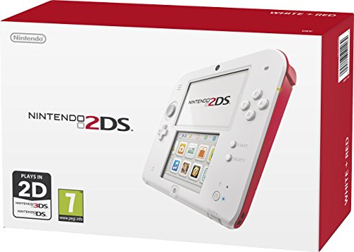 Nintendo Handheld Console 2Ds - White/Red