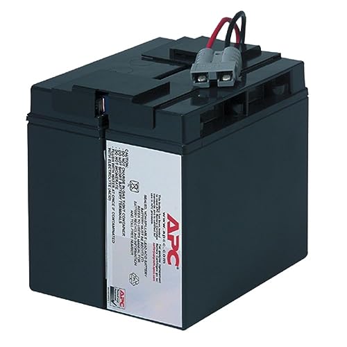 APC UPS Battery Replacement, RBC7, for APC Smart-UPS Models SMT1500, SMT1500C, SMT1500US, SUA1500, SUA1500US, SUA750XL and select others, Black,1 Count (Pack of 1)