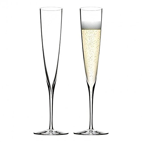 Waterford Elegance Trumpet Flute Pair 160ml, Crystal, 160 milliliters