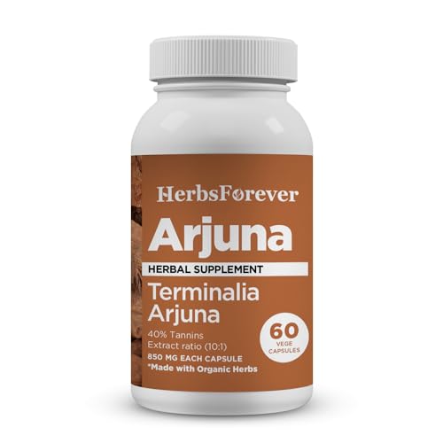 HerbsForever Arjuna – Terminalia Arjuna – Traditional Wellness Supplement – 60 Vege Capsules