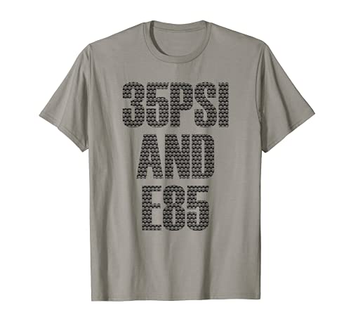 Turbo T-Shirt '35PSI AND E85' Skull Underlay