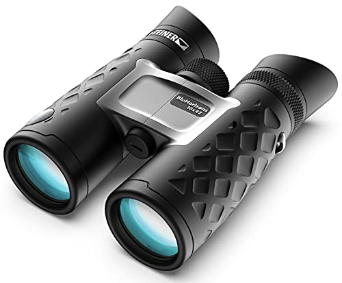Steiner BluHorizons 10x42 Binoculars with Unique Lens Technology, Eye Protection, Compact, Lightweight, Ideal for Outdoor Activities and Sporting Events