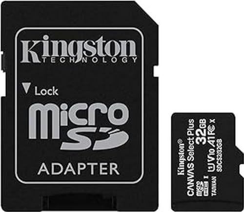 Kingston 32GB Canvas Select Plus microSDHC Card | Up to 100MB/s | A1 Class10 UHS-I | Without Adapter | SDCS2/32GBSP