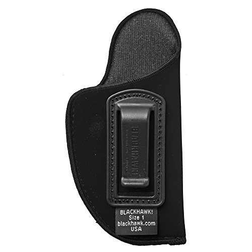 BLACKHAWK Inside-the-Pants Holster, Size 01, Right Hand, (3-4' Barrel Med Autos), Multi, One Size (73IP01BK)
