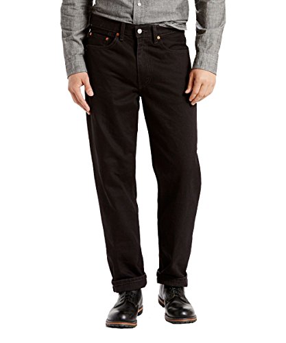 Levi's Men's 550 Relaxed Fit Jeans (Also Available in Big & Tall), (New) Black, 50W x 30L