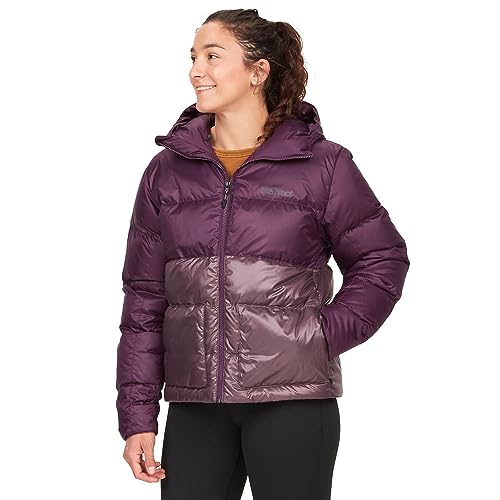 MARMOT Women's Guides Down Hoody Jacket, Purple Fig/Hazy Purple, Medium