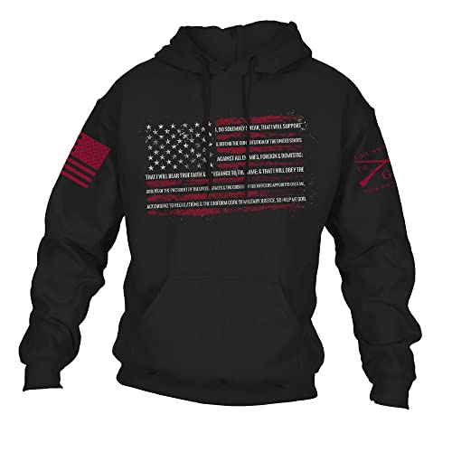 Grunt Style The Oath Hoodie (Black, Medium)