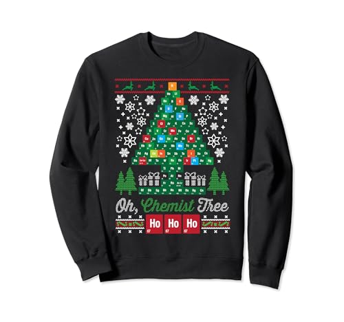 Oh Chemist Tree Merry Christmas Ugly Sweatshirt Sweatshirt