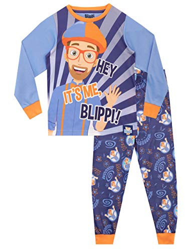 Blippi Pajamas | Long Sleeve Boys Pjs | Kids Pajama Set | Boys' Sleepwear Blue 3T