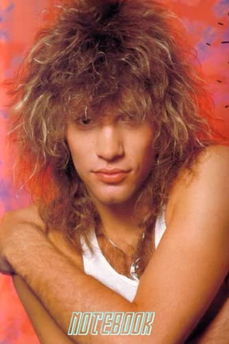 Notebook : Jon Bon Jovi Rock Band Notebook Lined Page Gift Book for Writing , School , Home or Work , Thankgiving Notebook for Fans #919