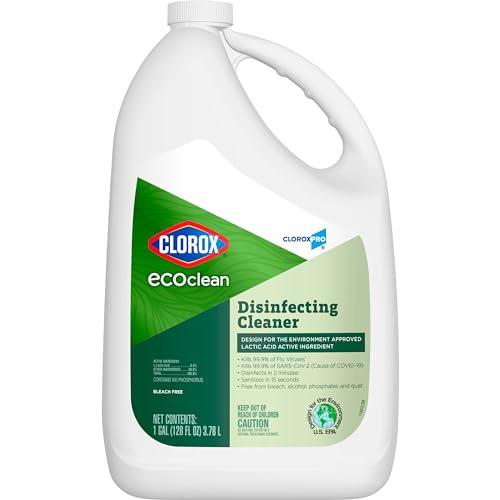 Clorox CloroxPro EcoClean Disinfecting Cleaner Refill, 128 Fluid Ounces