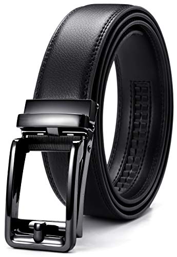 CHAOREN Dress Belts for Men - Ratchet Belt leather 1 3/8' Comfort Click - Perfect Companion to Mens Dress Shoes