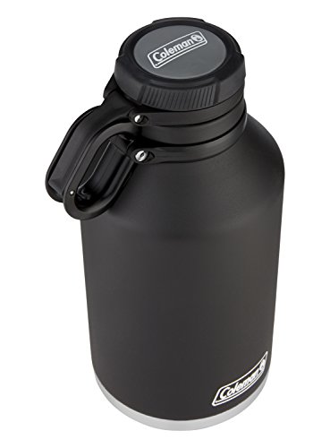Coleman 64oz Vacuum-Insulated Stainless Steel Growler, Keeps Drinks Hot Up to 41 Hours or Cold Up to 76 Hours, Great for Water, Coffee, Beer, & More