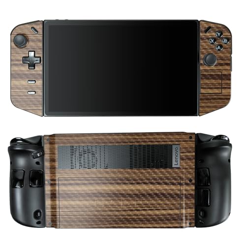 Carbon Fiber Gaming Skin Compatible with Lenovo Legion Go - Dark Zebra Wood - Premium 3M Vinyl Protective Wrap Decal Cover - Easy to Apply | Crafted in The USA by MightySkins