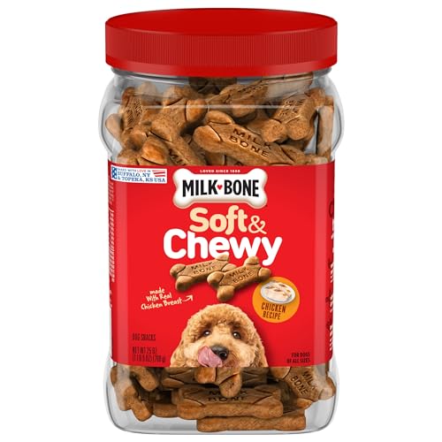Milk-Bone Soft & Chewy Dog Treats, Chicken Recipe, 25 Ounce
